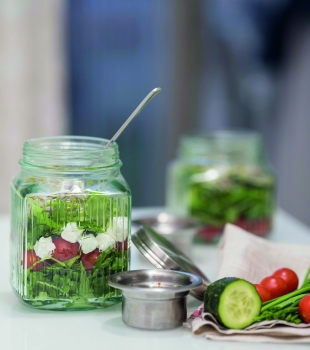 Salad to go, Vorratsglas